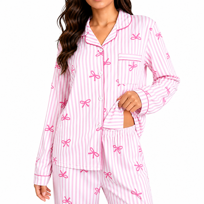 Pink Bow pyjama