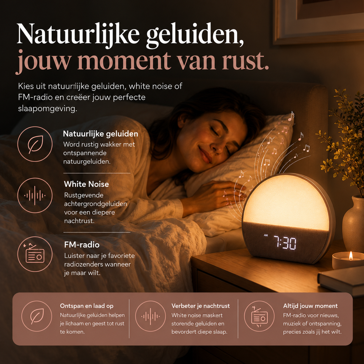 Wake-up Light digitale wekker