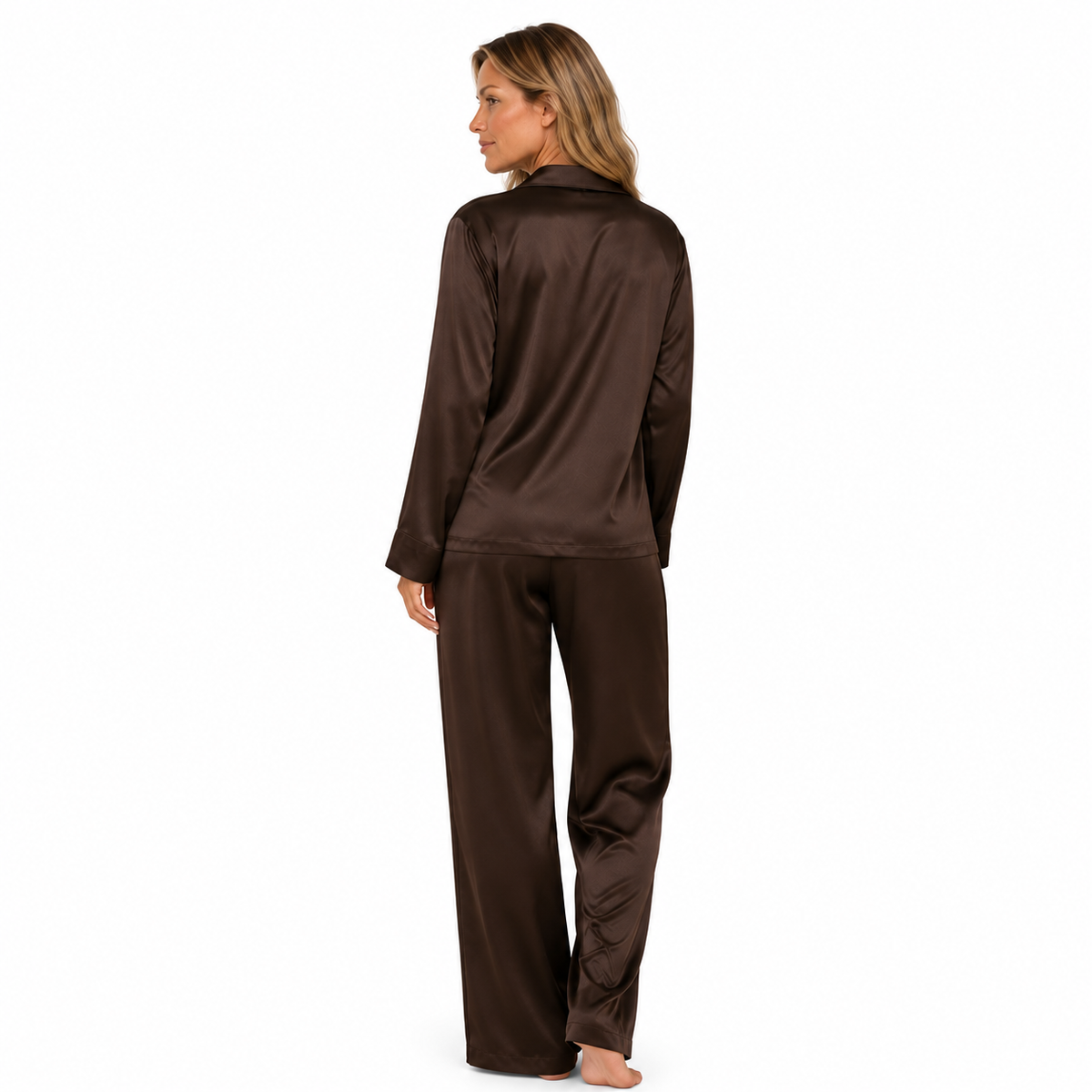Satijnen pyjama