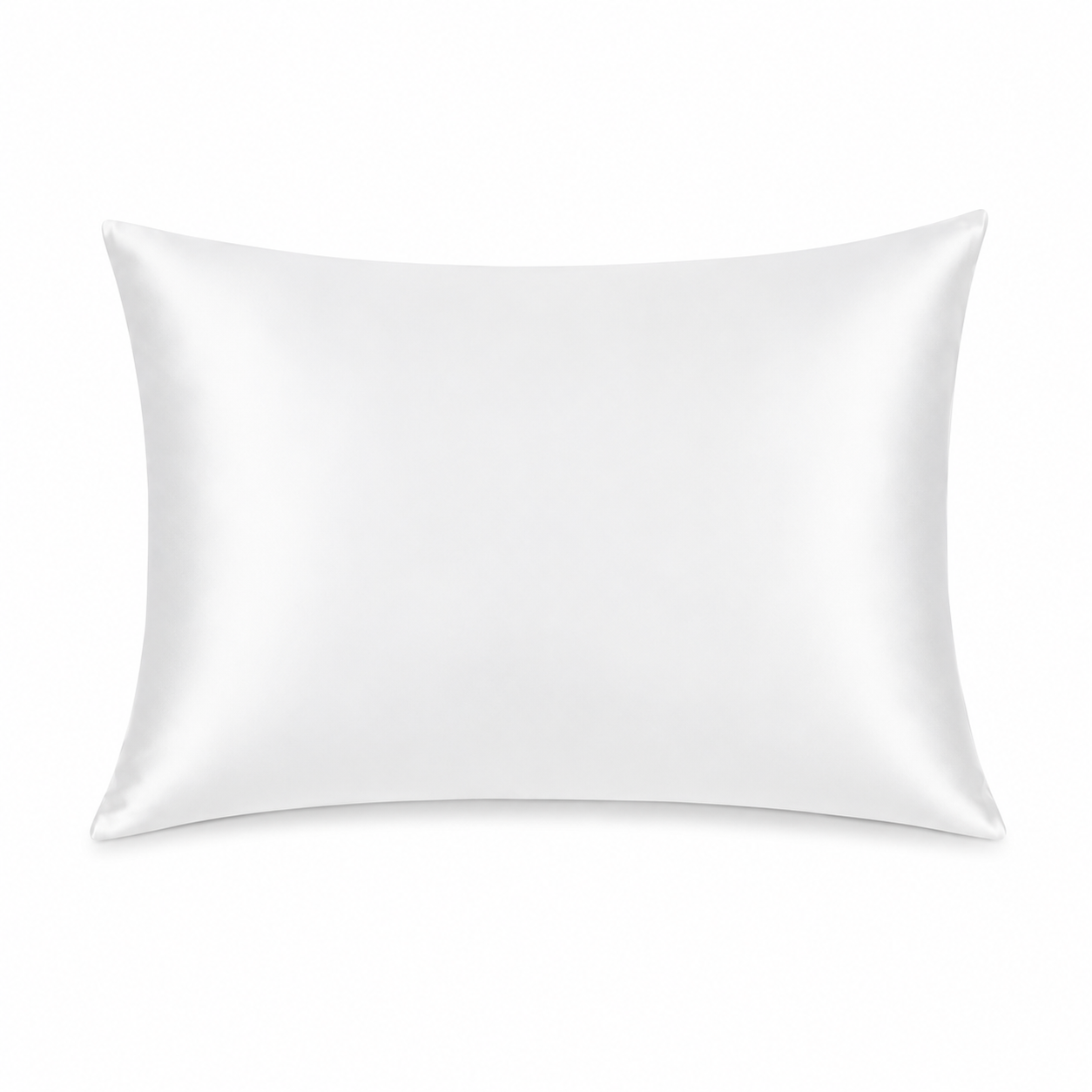Nyghtt Glow satin white pillowcases