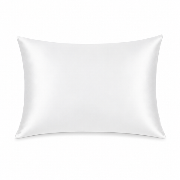 Nyghtt Glow satin white pillowcases