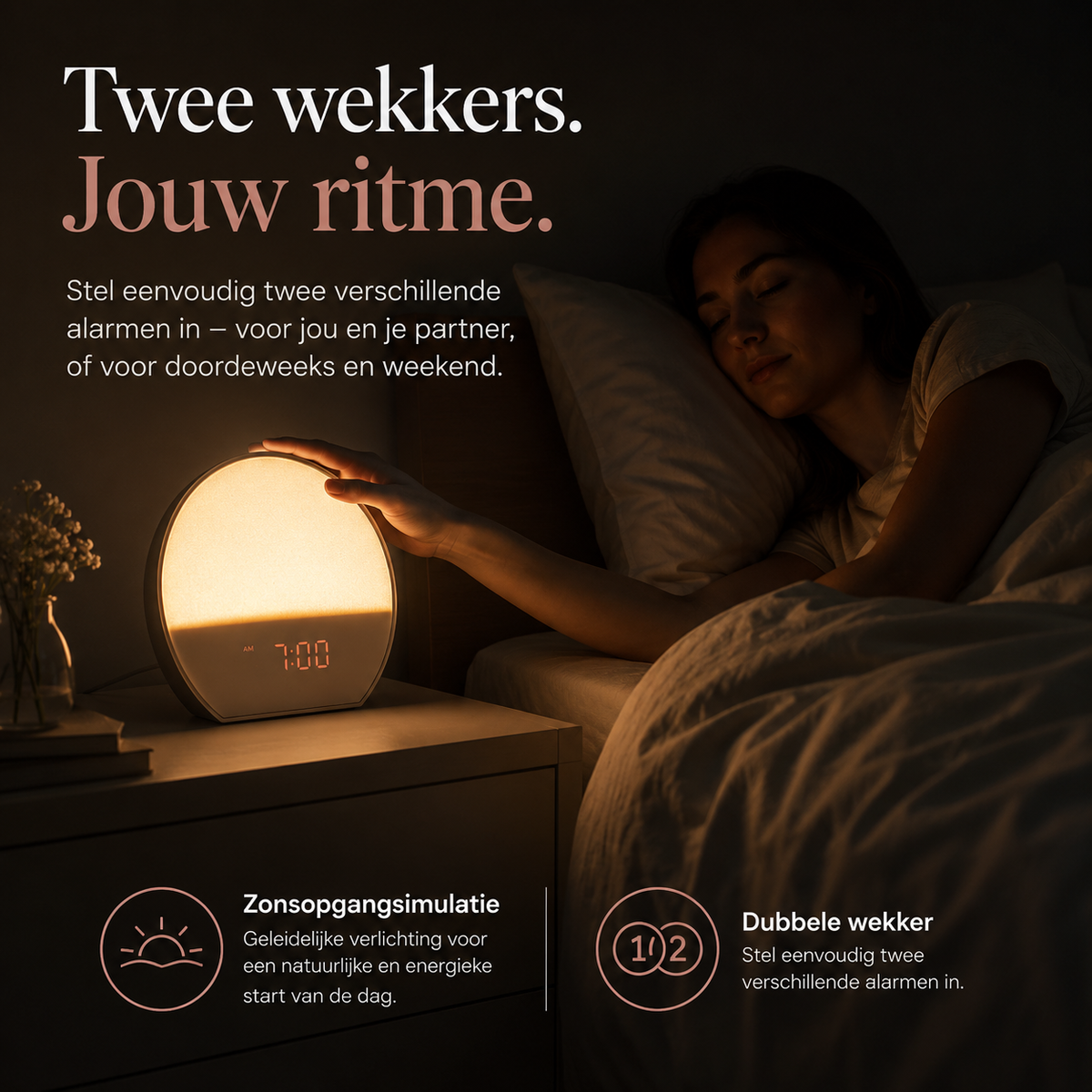 Wake-up Light digitale wekker