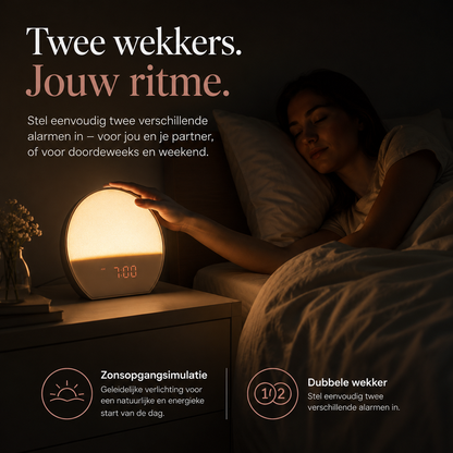 Wake-up Light digitale wekker