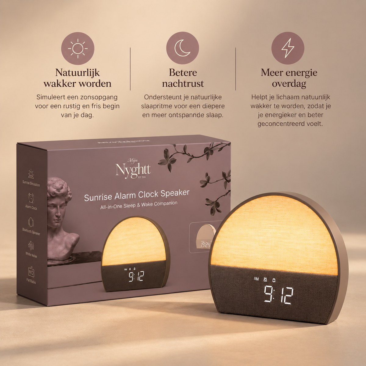 Wake-up Light digitale wekker