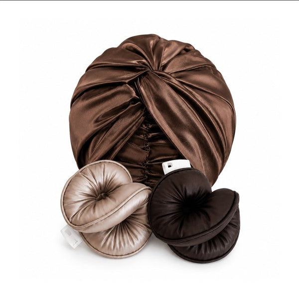 Satin Hair Care Bundle 1 satijnen bonnet + 2 satijnen scrunchies
